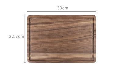 Rustic Walnut Wood Chopping Board – Multi-Purpose Kitchen Tray