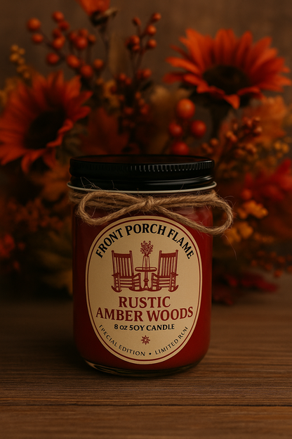 Rustic Amber Woods Candle