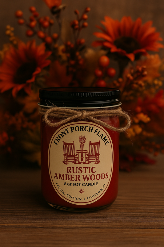 Rustic Amber Woods Candle