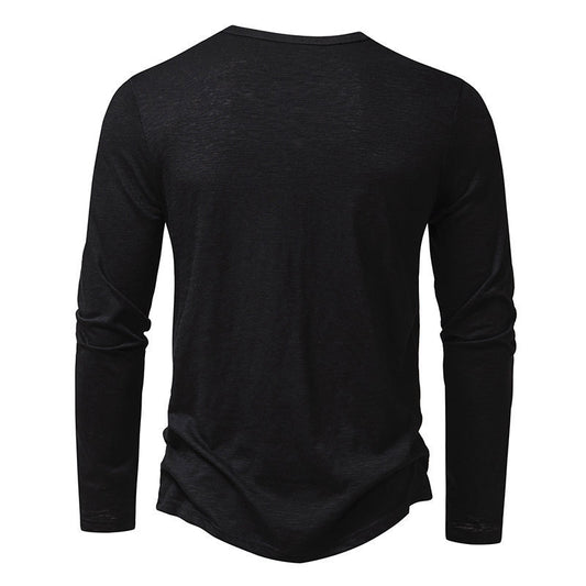 Men's Lightweight Long-sleeved T-shirt - Five Colors Available