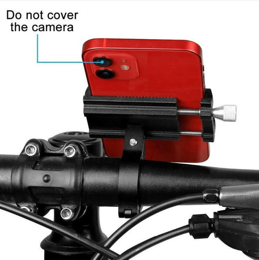 Heavy-Duty Aluminum Handlebar Phone Holder