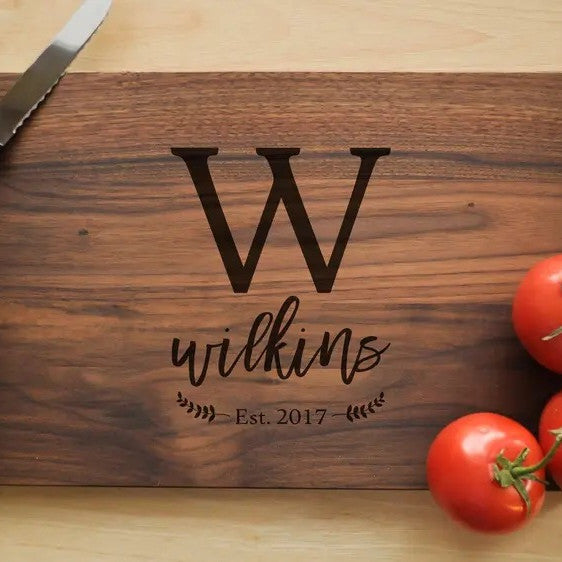 Personalized Wooden Cutting Board – Custom Engraved & Ready to Gift
