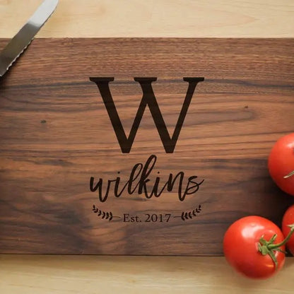 Personalized Wooden Cutting Board – Custom Engraved & Ready to Gift