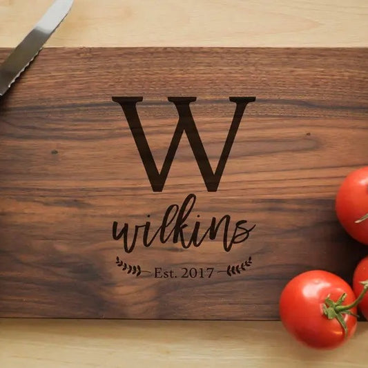 Personalized Wooden Cutting Board – Custom Engraved & Ready to Gift