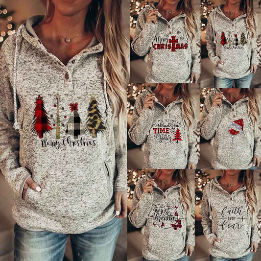 Women’s Christmas Hoodie – Festive Holiday Pullover