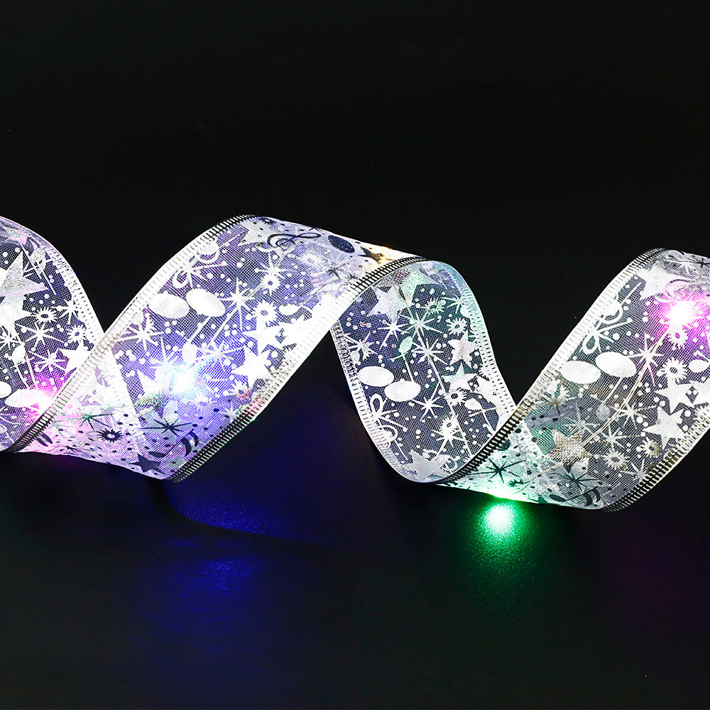 Fairy Light Christmas Tree Ribbon - 16.4ft