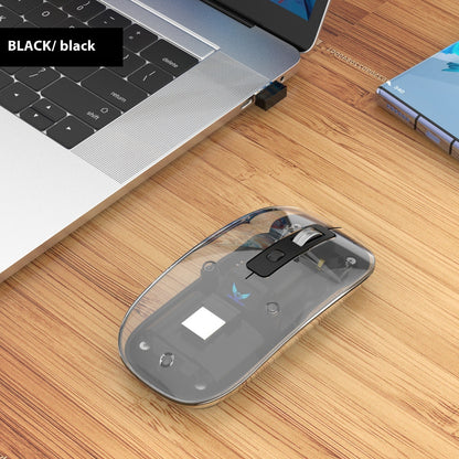 Transparent Wireless Mouse - Three Connection Modes