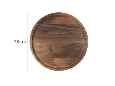 Rustic Walnut Wood Chopping Board – Multi-Purpose Kitchen Tray