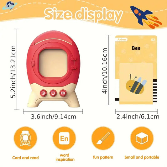 Toddler Flash Cards - With Talking Holder
