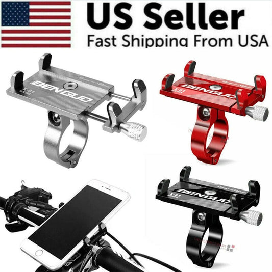 Heavy-Duty Aluminum Handlebar Phone Holder