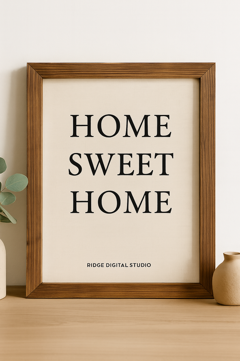 Rustic “Home Sweet Home” Wall Art – Digital Download &nbsp;
