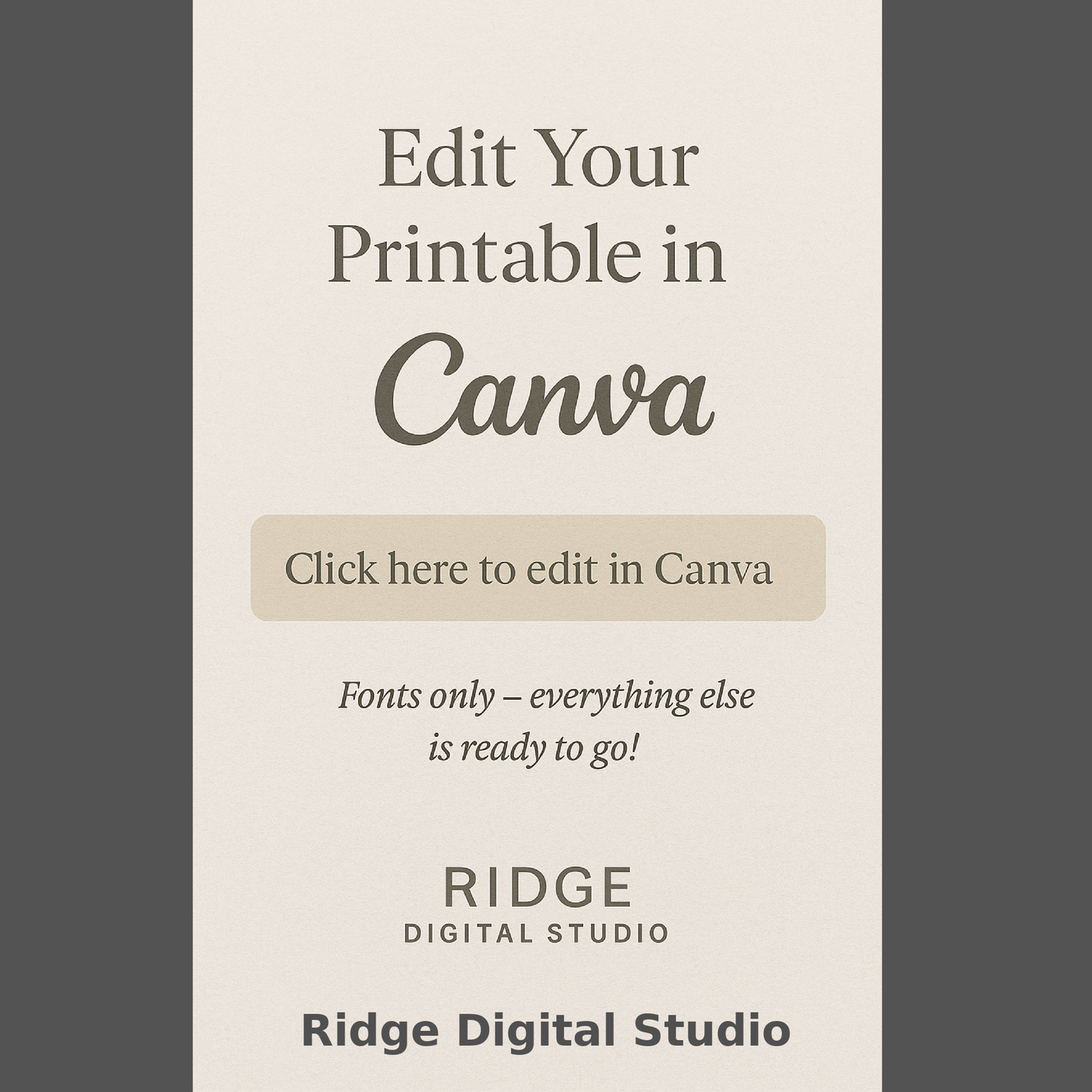 Christmas Rustic Pregnancy Announcement – Editable Canva Template