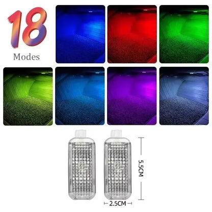 Audi LED Footwell Light New Version –  App Control & Touch (2 or 4 Pack)
