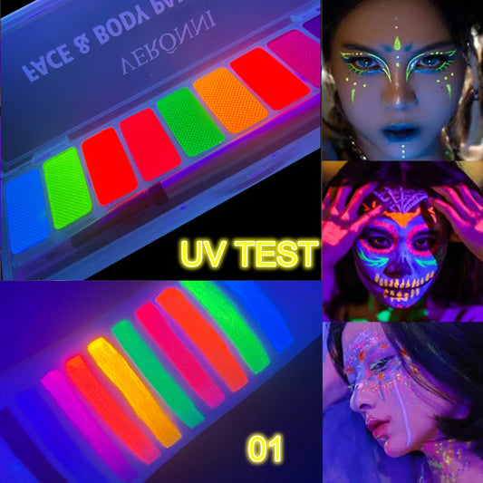 10 Colors Glow Fluorescent Neon Oil Face Body Art