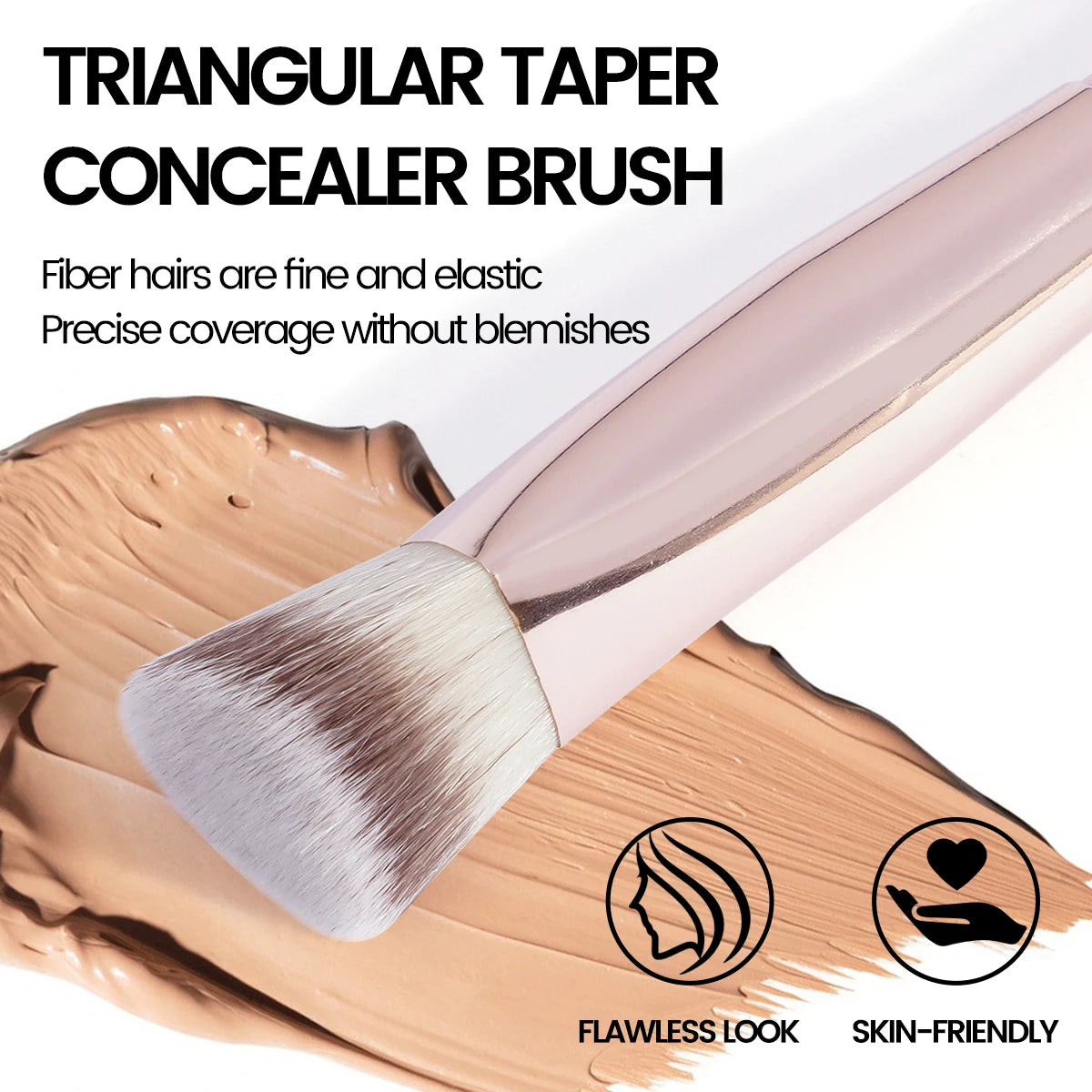 MAANGE Under Eye Concealer Makeup Brush Triangle Foundation Brush
