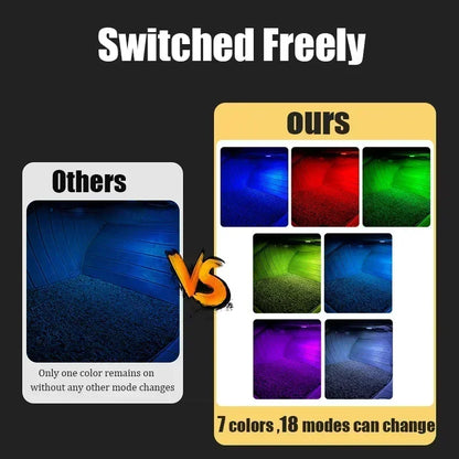 Audi LED Footwell Light New Version –  App Control & Touch (2 or 4 Pack)