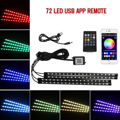 Car LED Footwell Lights - Universal Fit