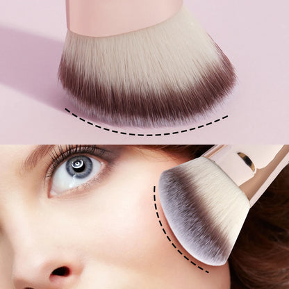 MAANGE 4pcs Basic Makeup Brushes Set With Box Dual-ended Foundations Powder Blush