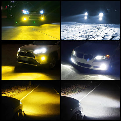 Dual-Color Switchback LED Fog Light Upgrade - Fits Multiple Options