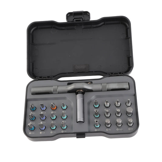 24-Piece Ratcheting Screwdriver/Allen Key