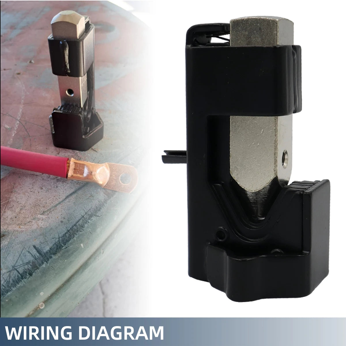 Car Audio Cable Lug Crimper – Heavy-Duty 8 AWG to 4/0 Gauge