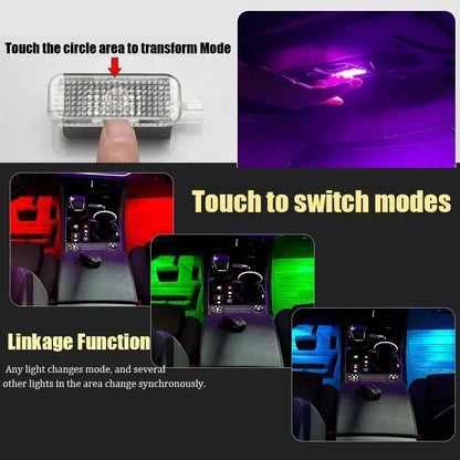 Audi LED Footwell Light New Version –  App Control & Touch (2 or 4 Pack)