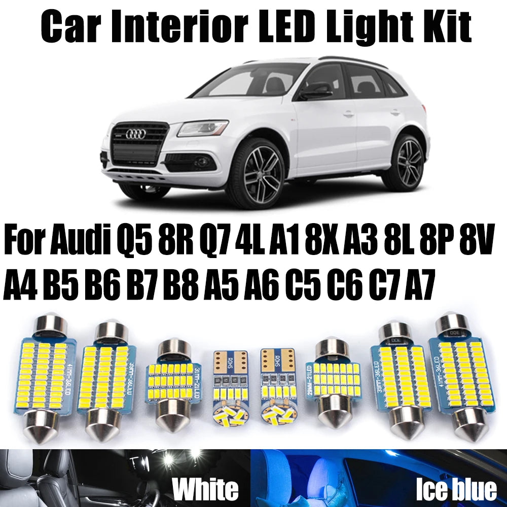 LED Interior Light Upgrade Fits Most Audi Models