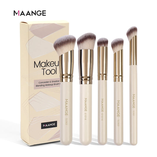 MAANGE brand 5 Piece Travel Make-up Brush Set