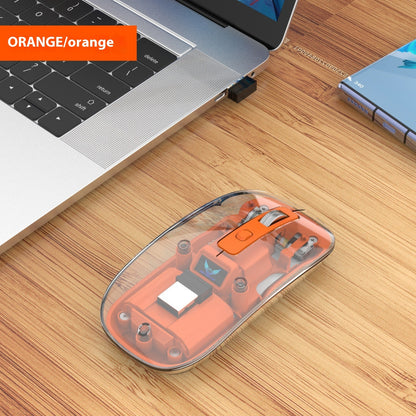 Transparent Wireless Mouse - Three Connection Modes