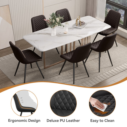 Modern Dining Chairs - 2pc Set