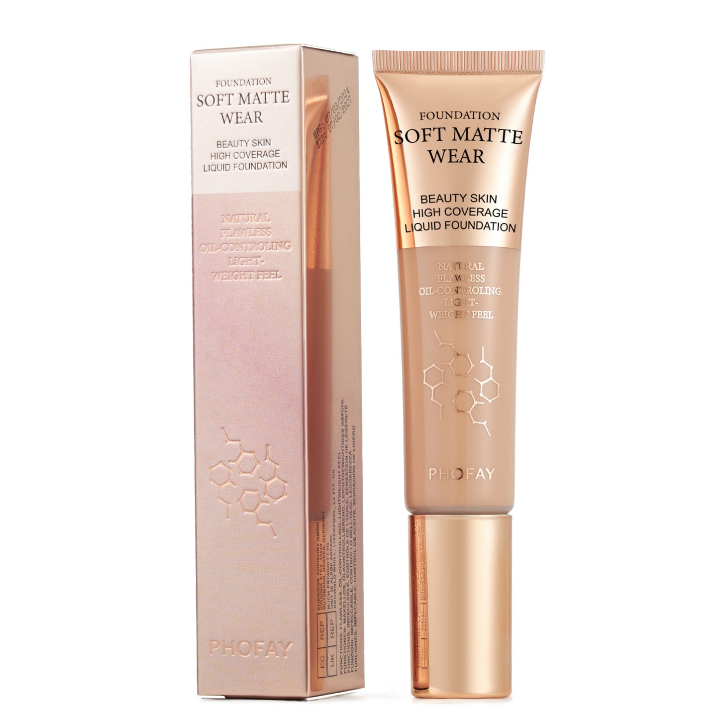 PHOFAY Full Coverage Foundation - 30ml
