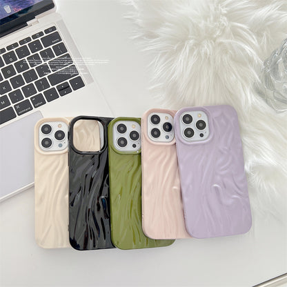 Silicone Ripple iPhone Case - Multiple Styles & Colors