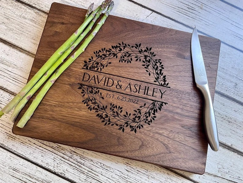 Personalized Wooden Cutting Board – Custom Engraved & Ready to Gift