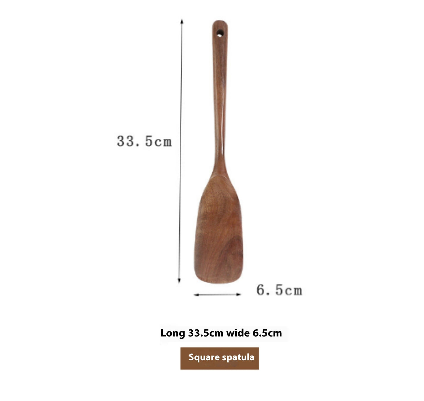 Rustic Thailand Teak Kitchen Tool Set – Eco-Friendly Wooden Utensils